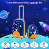 2PC Kids Luggage Set Rolling Suitcase & Backpack