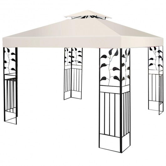10' x 10' 2-Tier 3 Colors Patio Canopy Top Replacement Cover