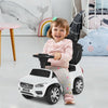 3 in 1 Kids Ride On Push Car Stroller-White