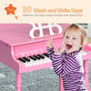 30 Key Wood Toy Kids Grand Piano with Bench & Music Rack