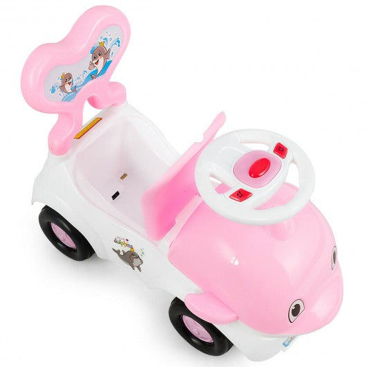 3-in-1 Baby Walker Sliding Car Pushing Cart Toddler Ride