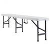 6' Portable Plastic In / Outdoor Picnic Camping Folding Bench