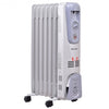 1500 W 7-Fin Electric Oil Filled Space Thermostat Heater