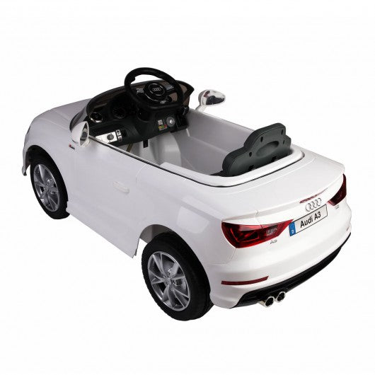 12 V Audi A3 Kids Ride on Car with RC + LED Light + Music