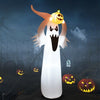 6FT Halloween Inflatable Blow Up Ghost with LED Lights 