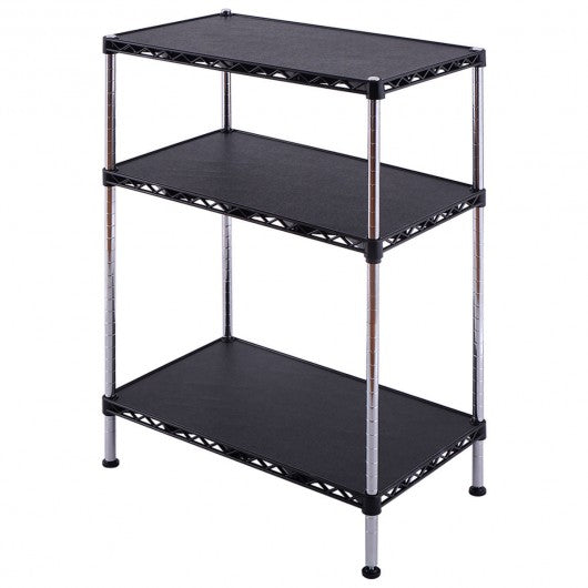 3-Tiers Adjustable Storage Rack Display Shelf