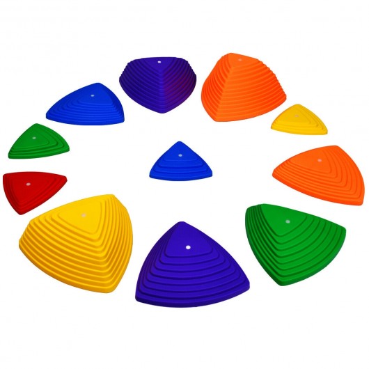 11pcs Non-Slip Bottom Kids Balance Stepping Stones