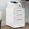 3 Drawer Mobile File Cabinet with Anti