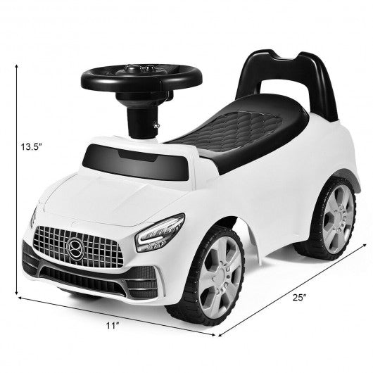 Foot-to-Floor Kids Ride-On Push Toddler Sliding Car