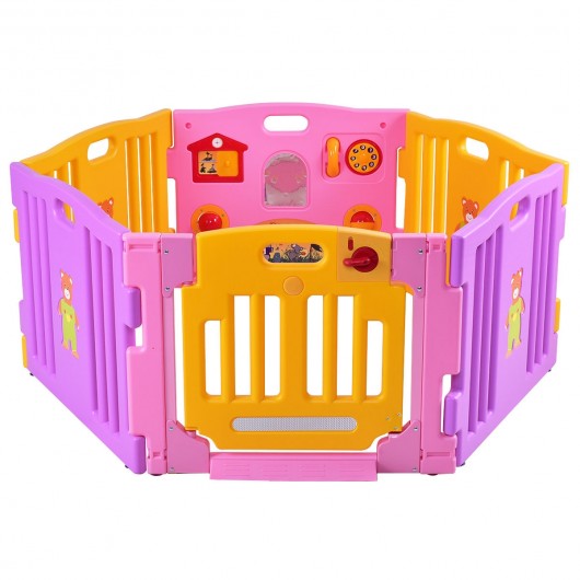 6 Panel Baby Playpen Kids Safety Play Center Yard