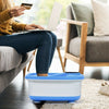 Portable Electric Automatic Roller Foot Bath Massager-Blue