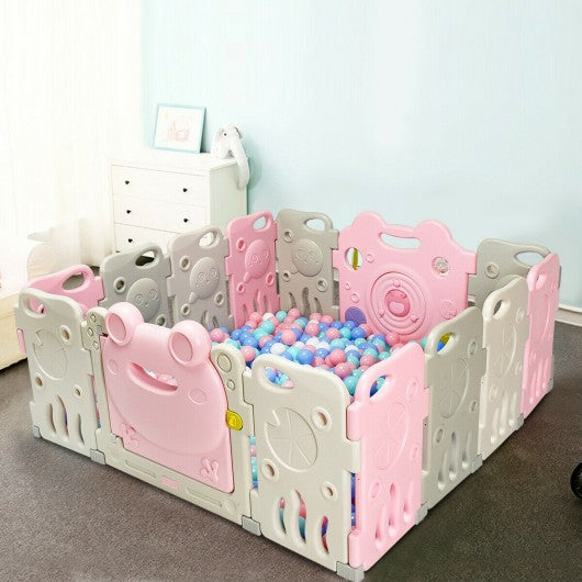 Baby Playpen Activity Center Safety Play Yard Cute Frog