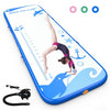 10 ft Inflatable Gymnastic Tumbling Mat with Electric Pump-Blue