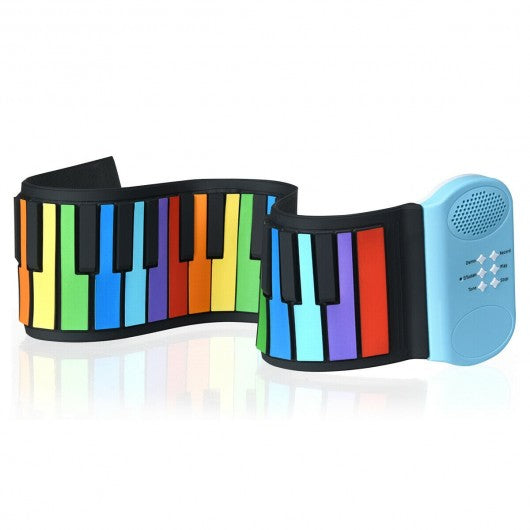 49-key Roll-up Piano with Support Earphone