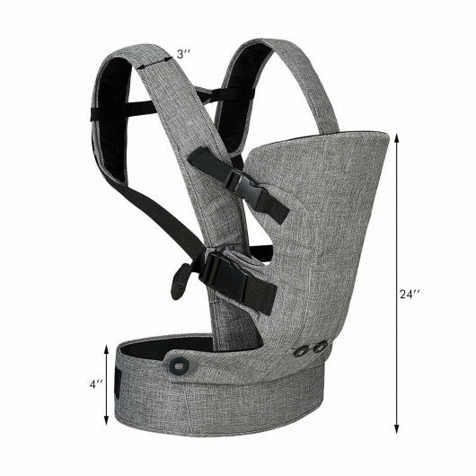 4-in-1 Ergonomic Convertible Baby Carrier with Adjustable Buckles
