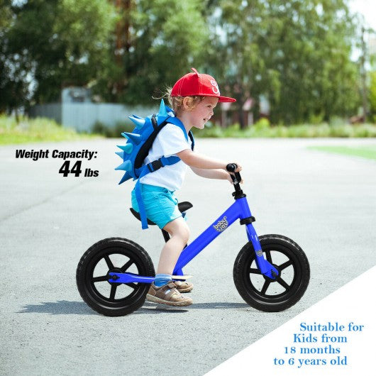 12€� Kids No Pedal Balance Bike with Adjustable Seat