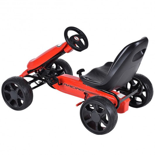 Outdoor Kids 4 Wheel Pedal Powered Riding Kart Car