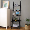 5-Tier Leaning Wall Display Bookcase