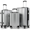3PC Luggage Set Travel Suitcase with TSA Lock-Gray