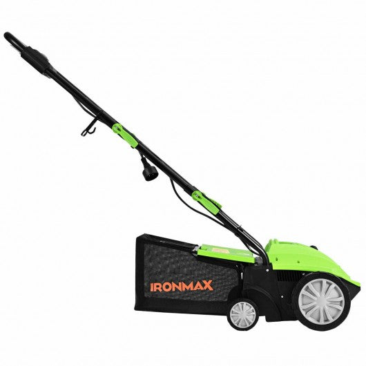 12Amp Corded Scarifier 13€� Electric Lawn Dethatcher