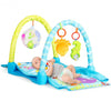 4-in-1 Baby Play Gym Mat with 3 Hanging Toys