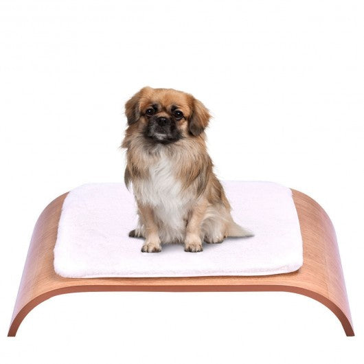 Wood Pet Bed Cat Dog Nap Pad