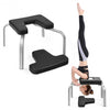 Yoga Iron Headstand Bench w/ PVC Pads for Family Gym-Black