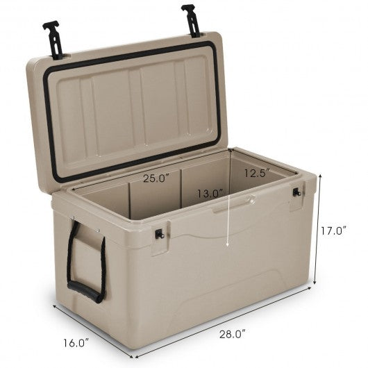 64 Quart Heavy Duty Outdoor Insulated Fishing Hunting Ice Chest