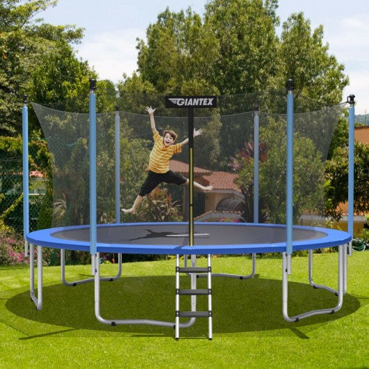 15 FT Trampoline Combo Bounce Jump Safety Enclosure Net