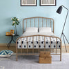 Twin Size Metal Bed Frame with Headboard & Footboard