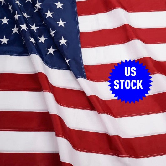 3' x 5' US American Embroidered Flag
