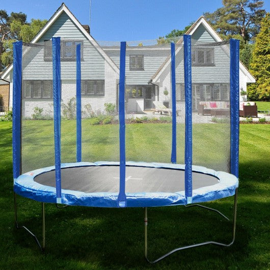 Blue Safety Round Spring Pad Replacement Cover for 15' Trampoline