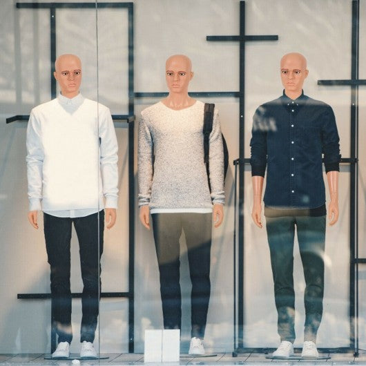 6 FT Male Mannequin Make-up Manikin with Metal Stand