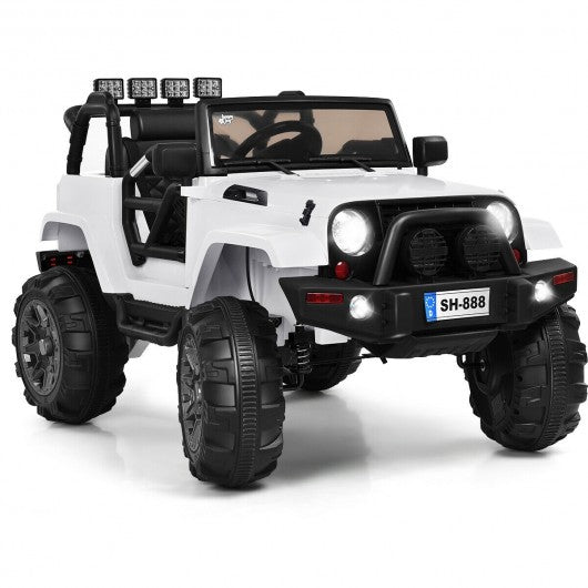 12V Kids Remote Control Riding Truck Car with LED Lights