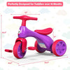 2 in 1 Toddler Tricycle Balance Bike Scooter Kids Riding Toys w/ Sound & Storage