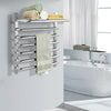 6-Bar Wall Mounted Towel Warmer Stainless Steel Towel Rack