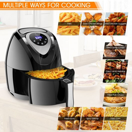 Oil Free Timer and Temperature Control Electric Air Fryer