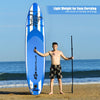 11' Inflatable Adjustable Paddle Board with Carry Bag