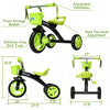 Kids Tricycle Rider with Adjustable Seat