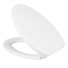 Elongated Slow-Close Toilet Seat with Non-Slip Seat