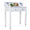 White Vanity Makeup Dressing Table with 4 Drawers