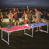 8 ft Indoor Outdoor Portable Folding Beer Pong Camping Table