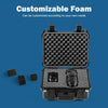 Weatherproof Shockproof Camera Lens Box w/ Customizable Foam