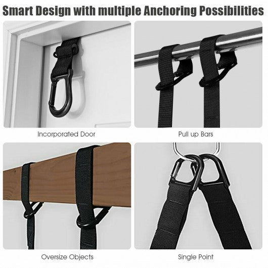 Bodyweight Fitness Resistance Straps Trainer with Adjustable Length