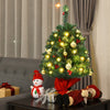 2ft Artificial Battery Operated Christmas Tree with LED Lights
