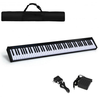 88 Key Portable Electronic Piano with Bluetooth and Voice Function