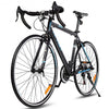 700C 21 Speed Quick Release Aluminum Road  Bike-Black
