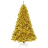 6'/7.5' Artificial Tinsel Christmas Tree Hinged with Foldable Stand-6 ft
