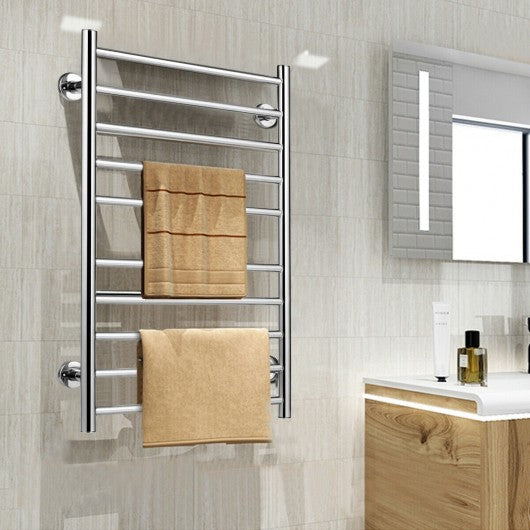 10-bar Electric Stainless Steel Towel Warmer