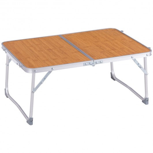 Portable Folding Tray Stand Laptop Notebook Table-Natural